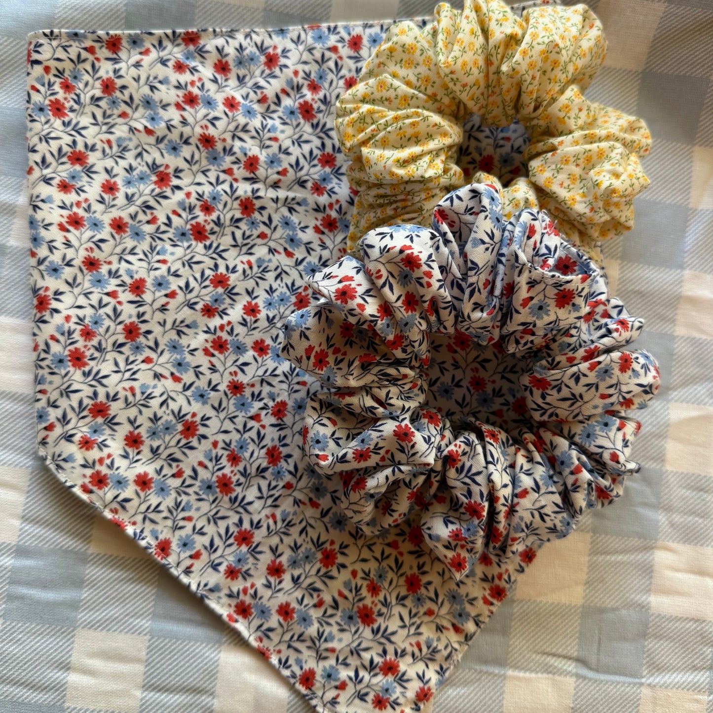 Scrunchie/ Neck Scarf Set