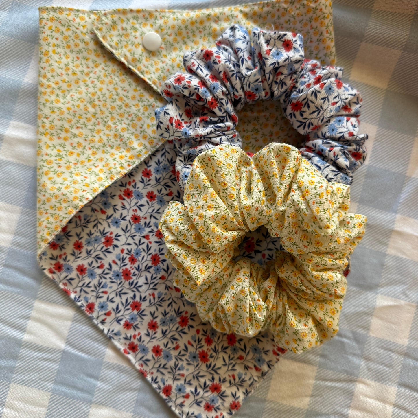 Scrunchie/ Neck Scarf Set