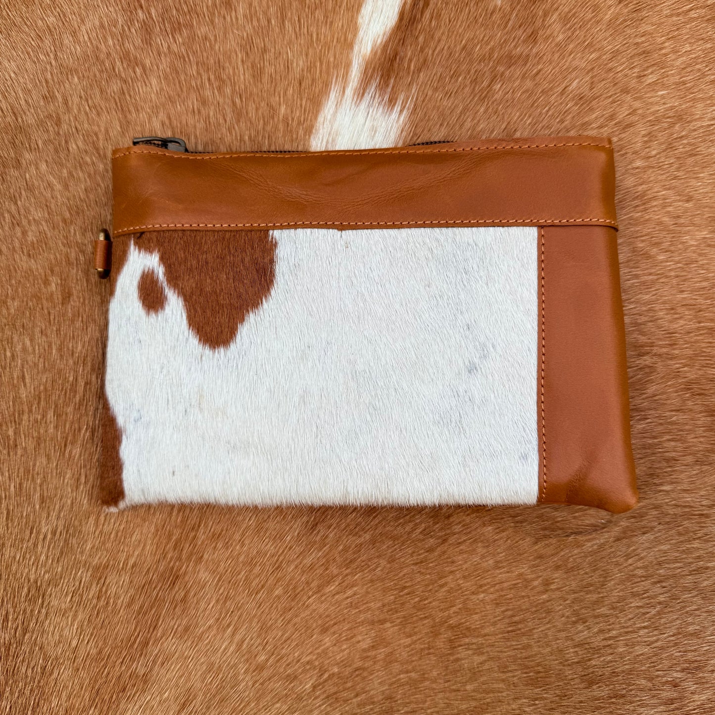 Cowhide Wristlet