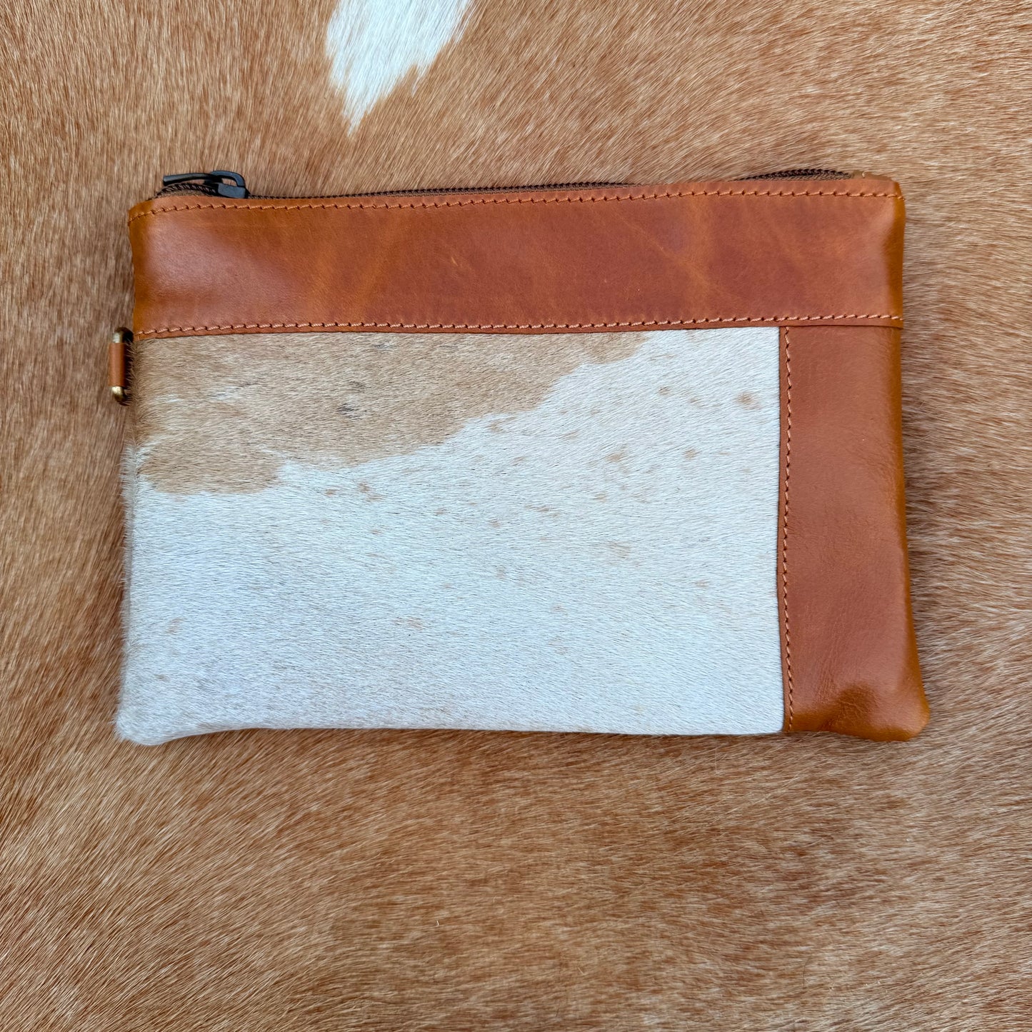 Cowhide Wristlet