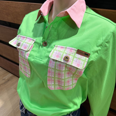 Green Tartan Work Shirt