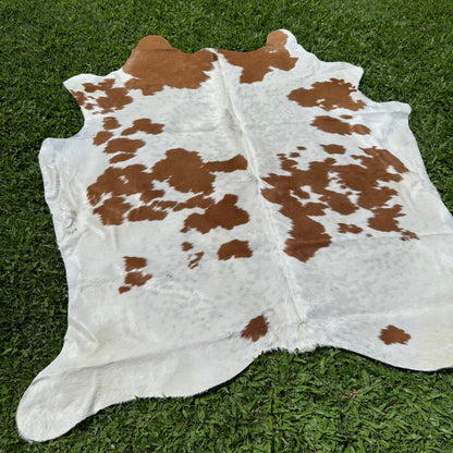 Small Premium Cowhide Floor Rug 44