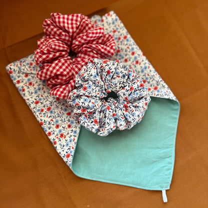 Scrunchie/ Neck Scarf Set
