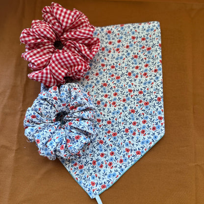 Scrunchie/ Neck Scarf Set