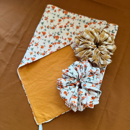 Scrunchie/ Neck Scarf Set
