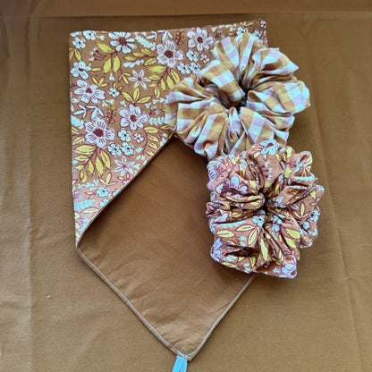 Scrunchie/ Neck Scarf Set