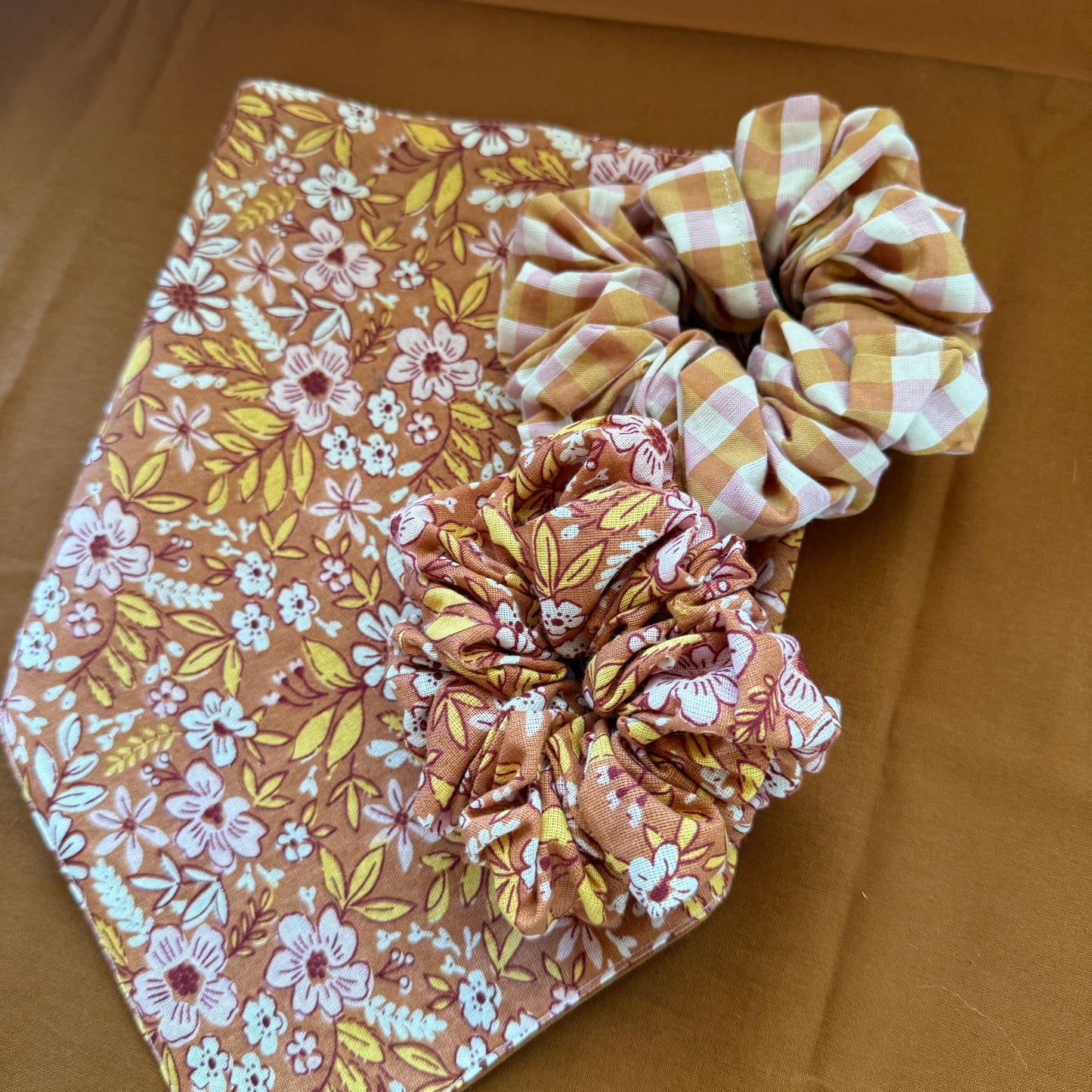 Scrunchie/ Neck Scarf Set