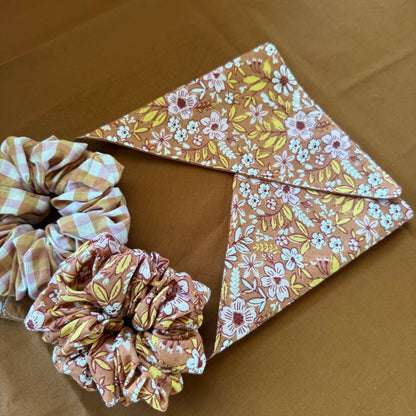 Scrunchie/ Neck Scarf Set