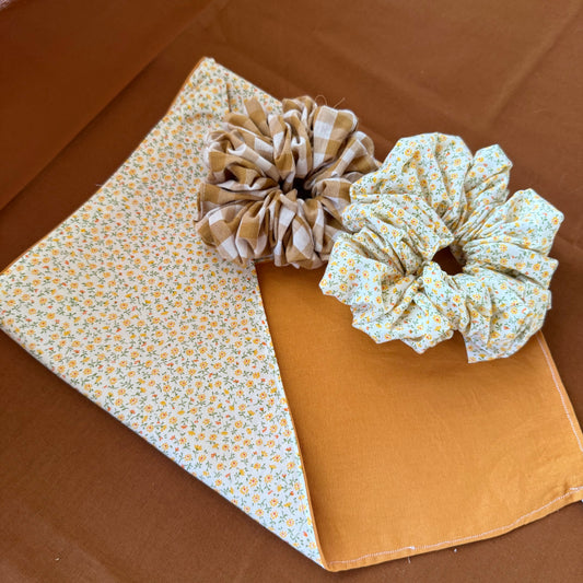 Scrunchie/ Neck Scarf Set