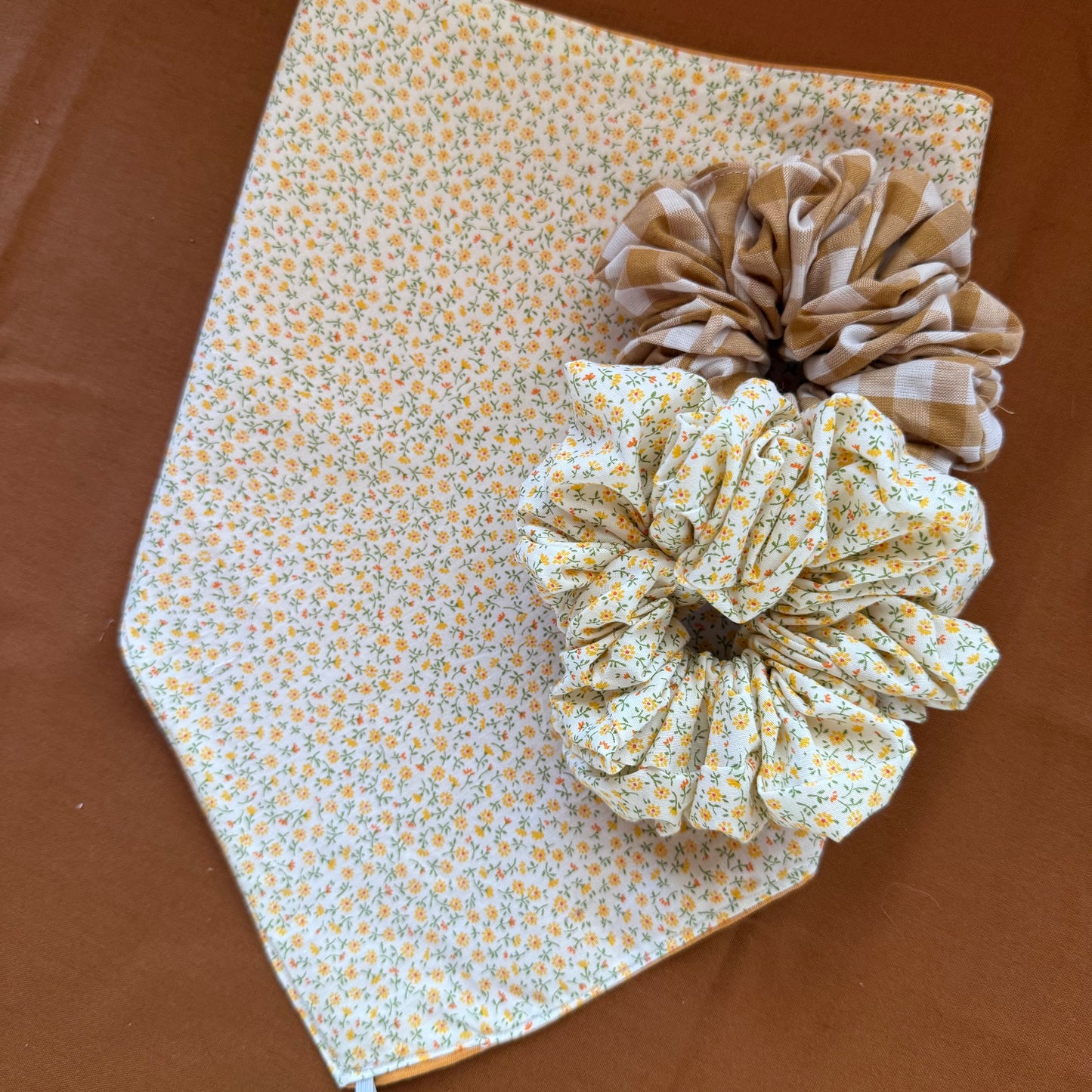 Scrunchie/ Neck Scarf Set