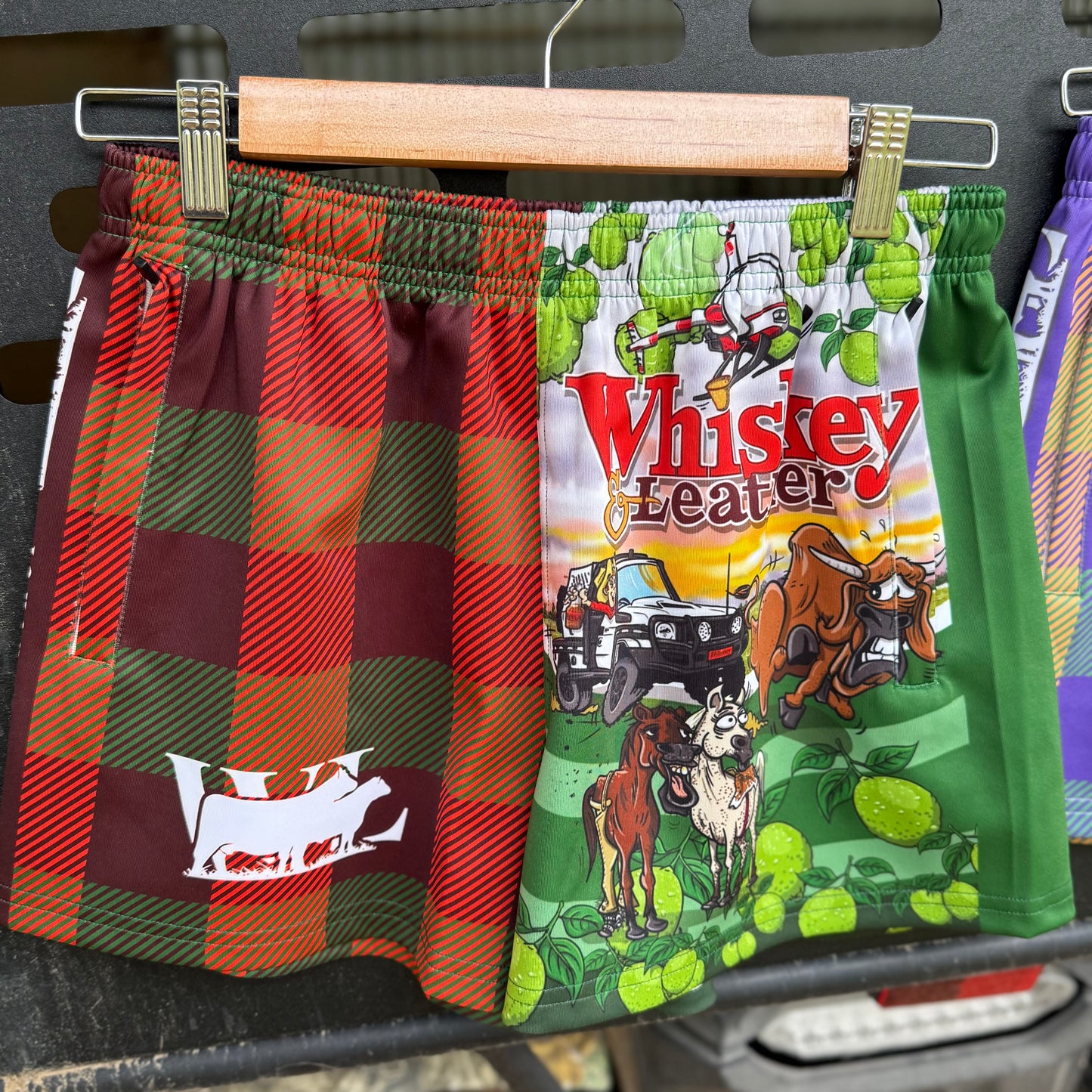 Full Noise Orange Footy Short (PRE ORDER)