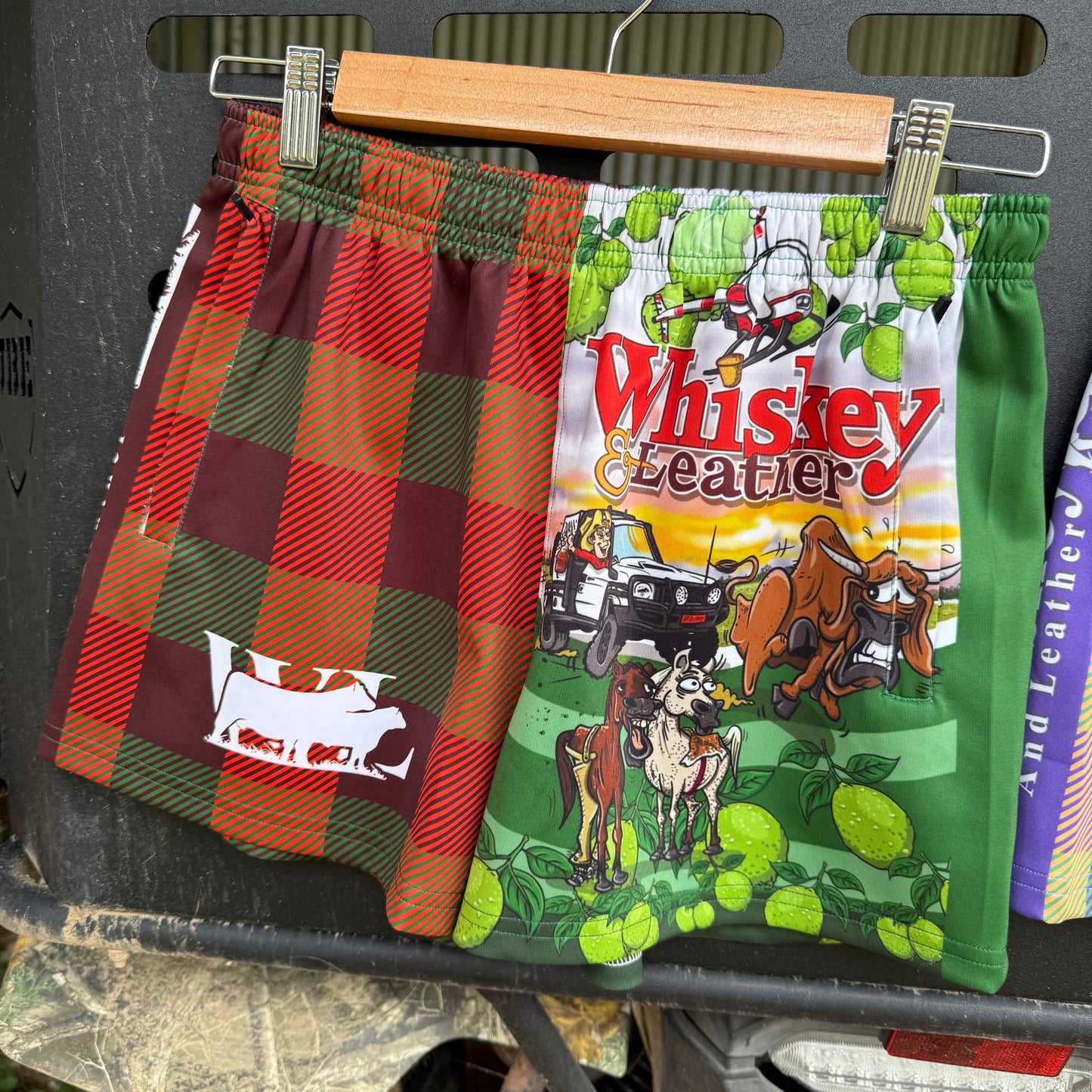 Full Noise Orange Footy Short (PRE ORDER)