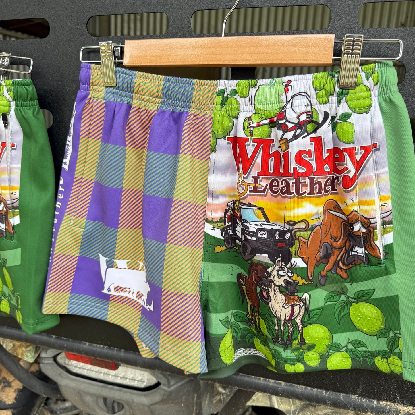 Full Noise Purple Footy Short (PRE ORDER)