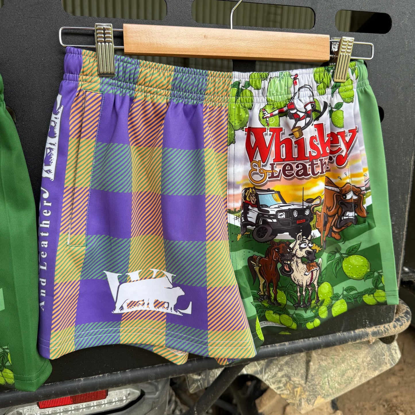 Full Noise Purple Footy Short (PRE ORDER)