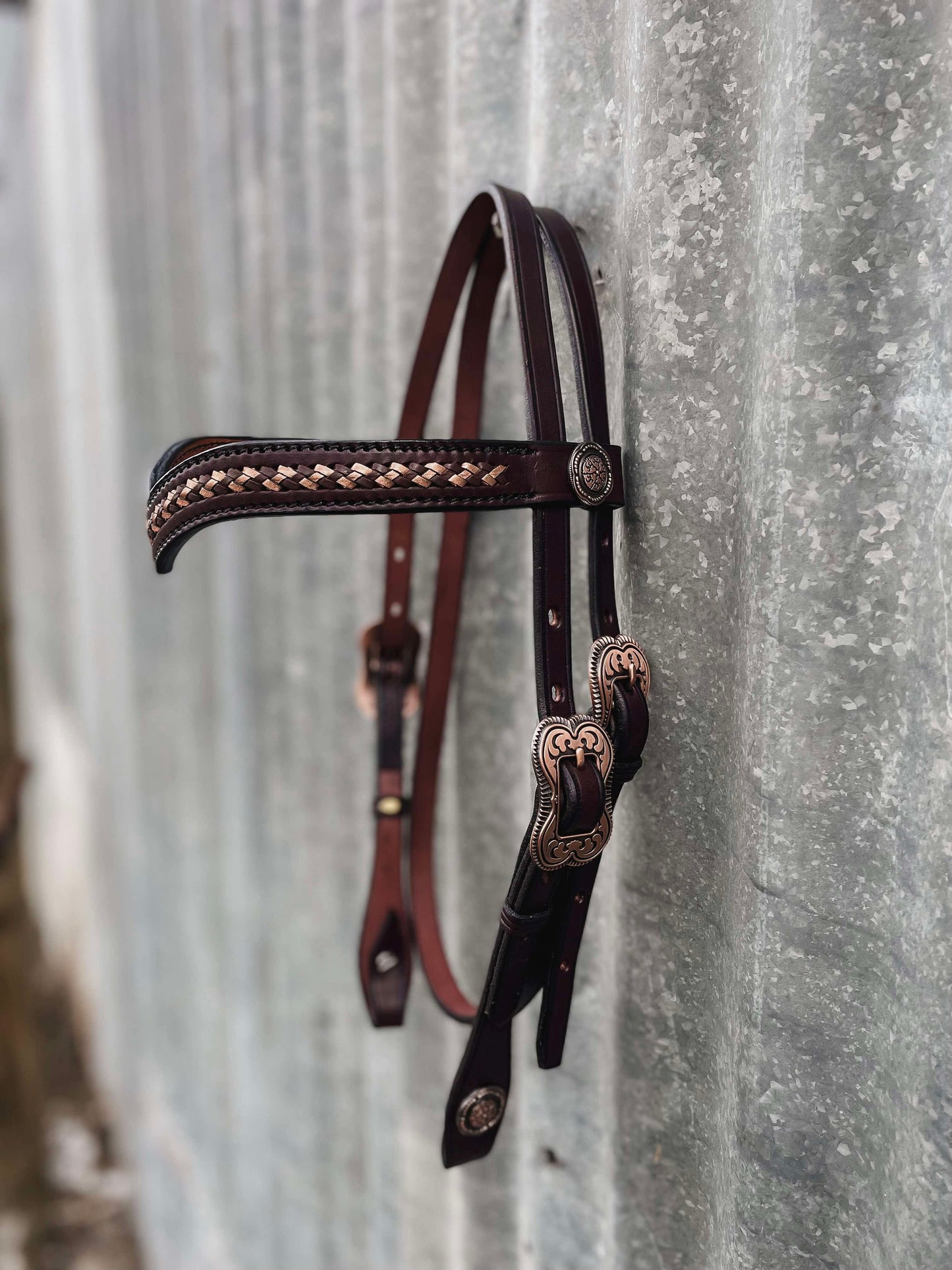 Rosegold V Brow Bridle (PRE ORDER)